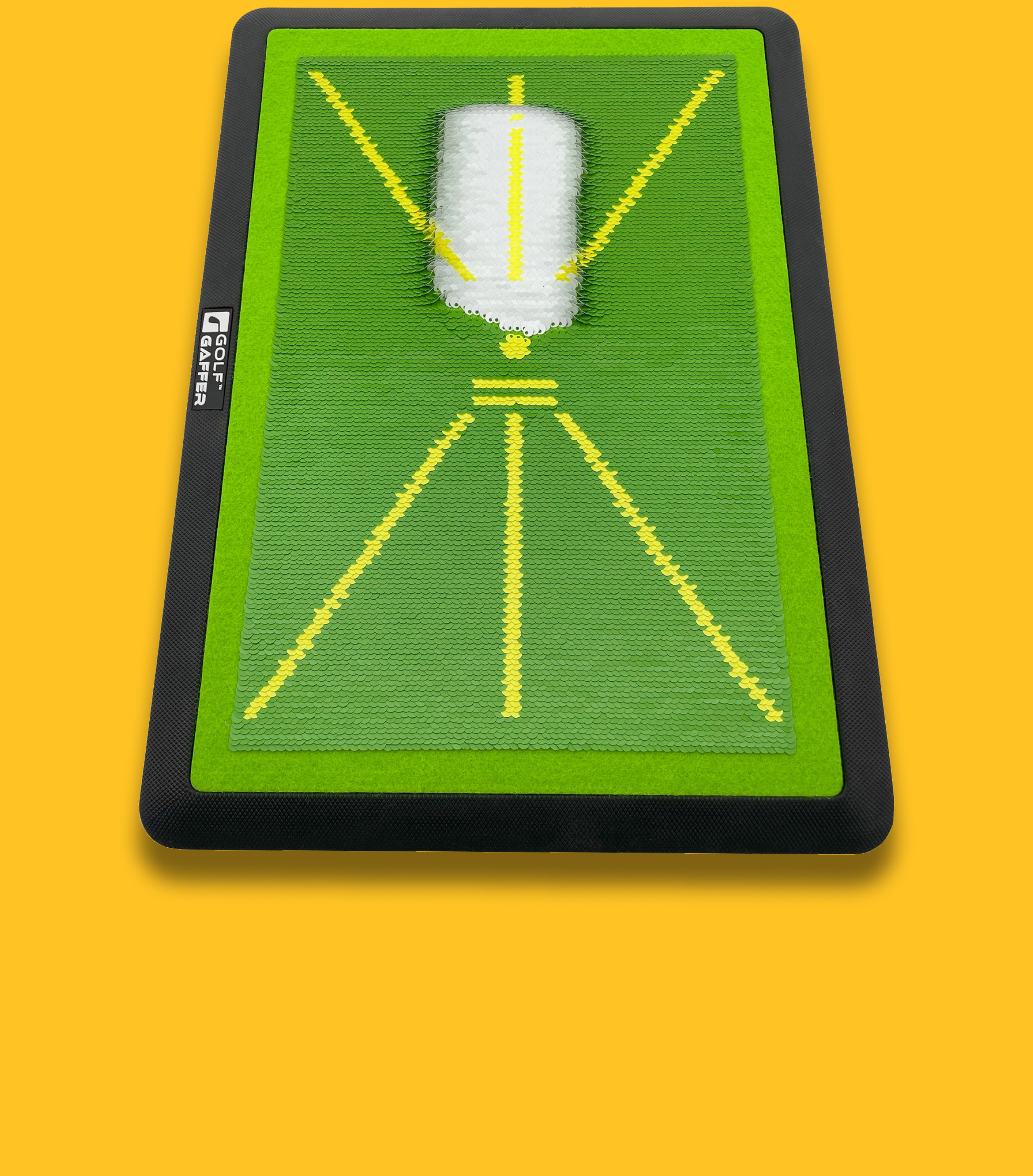 GG DIVOT MAT PRO | Premium Golf Swing Training Aid & Equipment | GOLF GAFFER